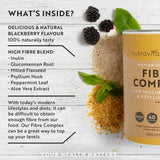 Fibre Complex Powder - BlackBerry Flavour /200 g, 40 doze/ Nutravita