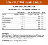 Fit Cuisine Sirop cu conținut scăzut de calorii | artar - 425 ml