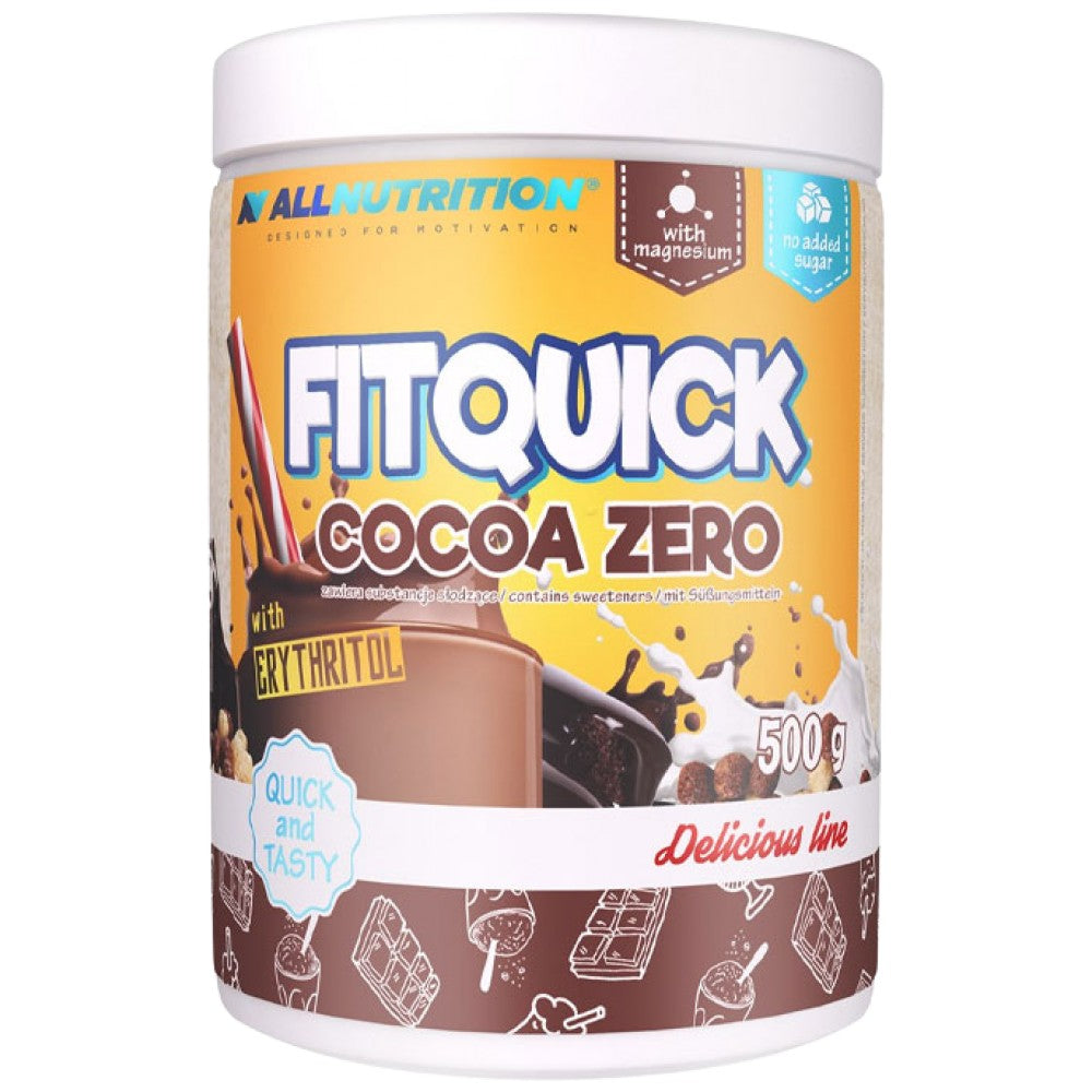 FitQuick Cocoa Zero | cu eritritol - 500 de grame