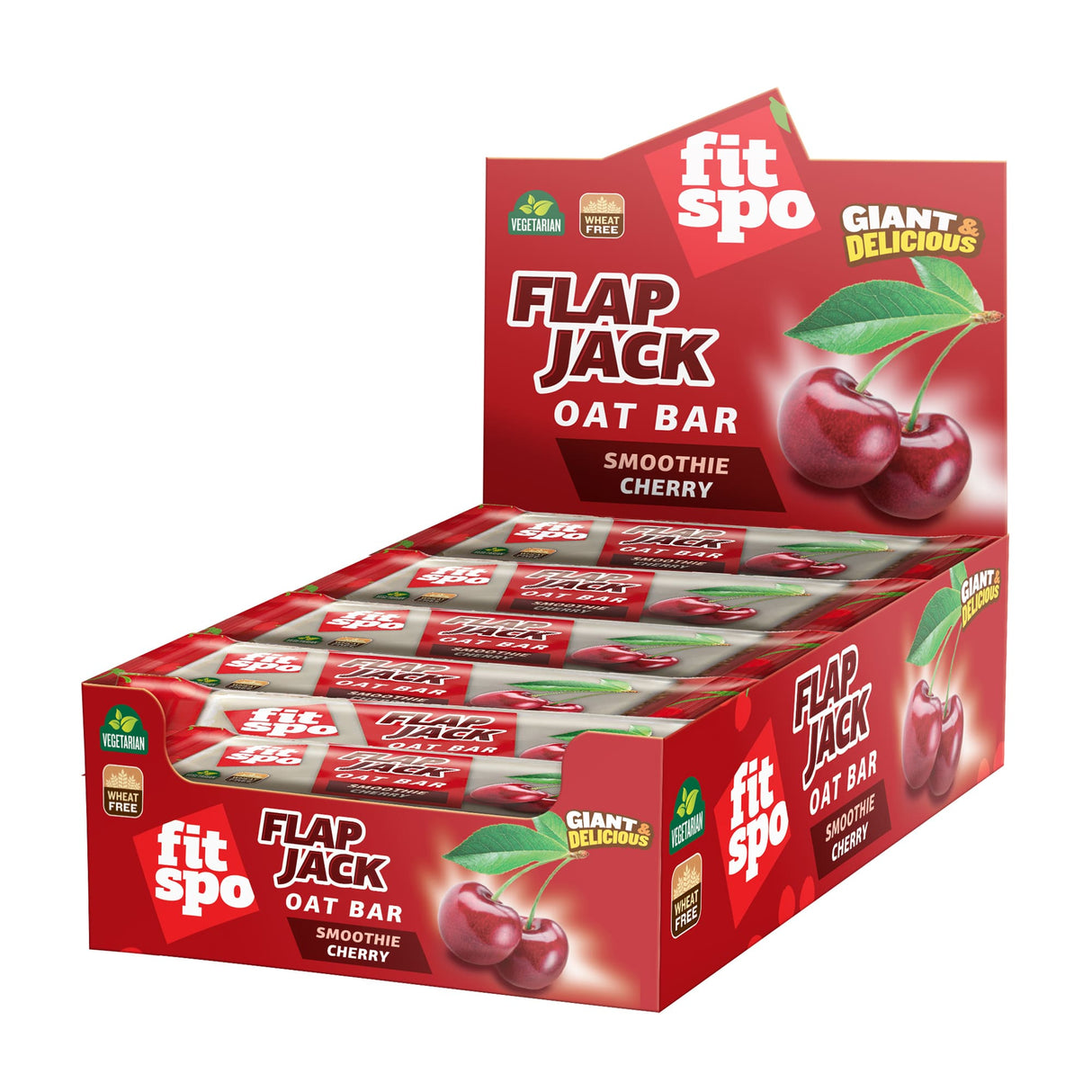 Flap Jack - Energy Oat Bar Cherry - 12 x 90 grame