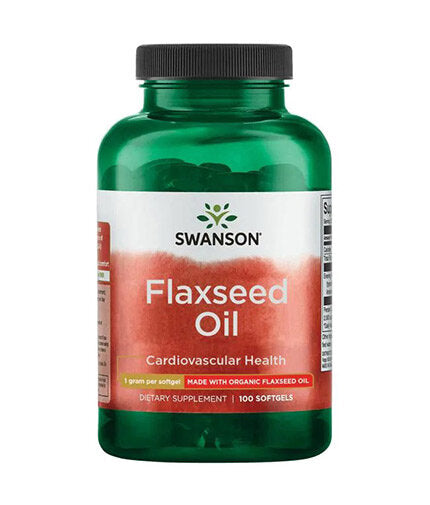 Ulei din semințe de in 1000 mg - 100 capsule de gel