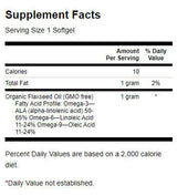 Ulei din semințe de in 1000 mg - 100 capsule de gel