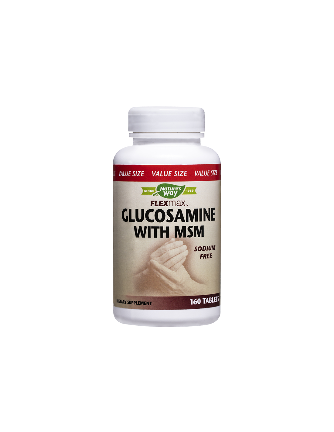 Flexmax™ Glucozamină cu MSM/ Sulfat de Glucozamină și MSM 877 mg x 160 comprimate Nature's Way