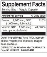 Acid folic și B12 - 30 capsule