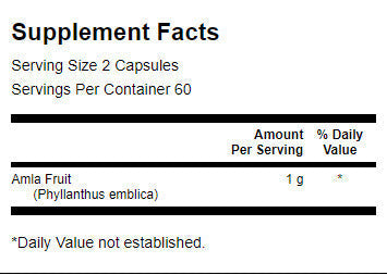 Full Spectrum Amla Fruit 500 mg - 120 capsule