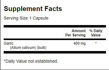 Usturoi cu spectru complet 400 mg - 60 capsule