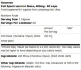 Full Spectrum Irish Moss 400 mg - 60 capsule