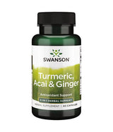 Turmeric cu spectru complet, acai și ghimbir - 60 de capsule
