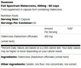 Full Spectrum Nasturel 400 mg 60 capsule