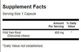 Full Spectrum Wild Yam 400 mg - 60 capsule