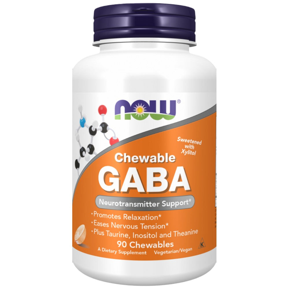 GABA masticabil | cu taurină, inozitol și teanină - 90 tablete masticabile