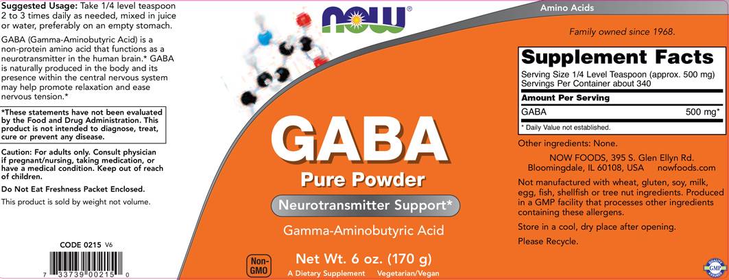 Pulbere GABA - 170 grame