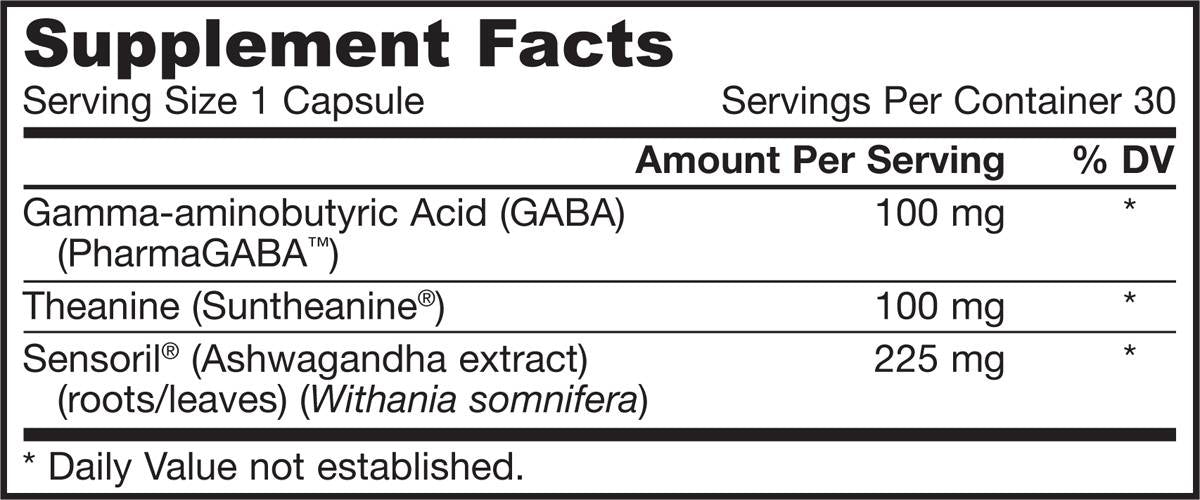 GABA Soothe - 30 capsule