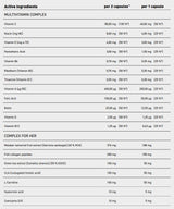 Multivitamine pentru femei | cu peptide de colagen de pește, acid hialuronic, CoQ10, L-carnitină, CLA și ceai verde - 90 capsule