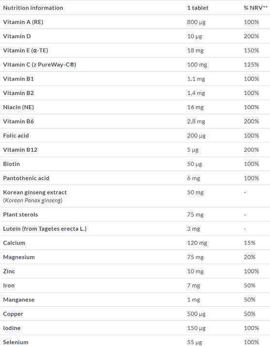 GOLD-Vit Senior 30 Tablete