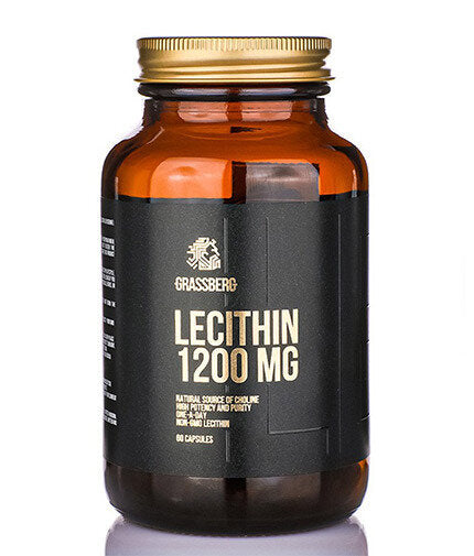 GRASSBERG Lecitină 1200 mg 60 capsule moi