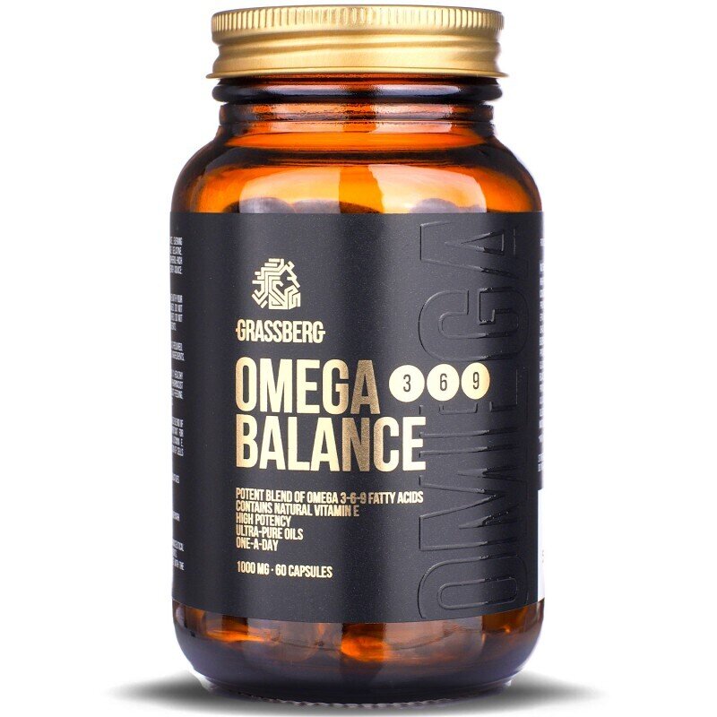 Grassberg Omega 3-6-9 Soldul 1000 mg 60/90 CAPS