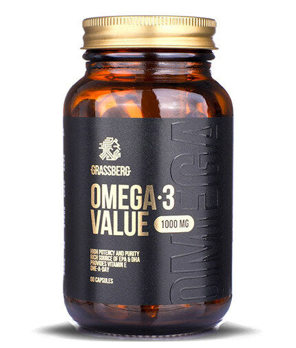 GRASSBERG Omega-3 Valoare 1000 mg 60 Capsule