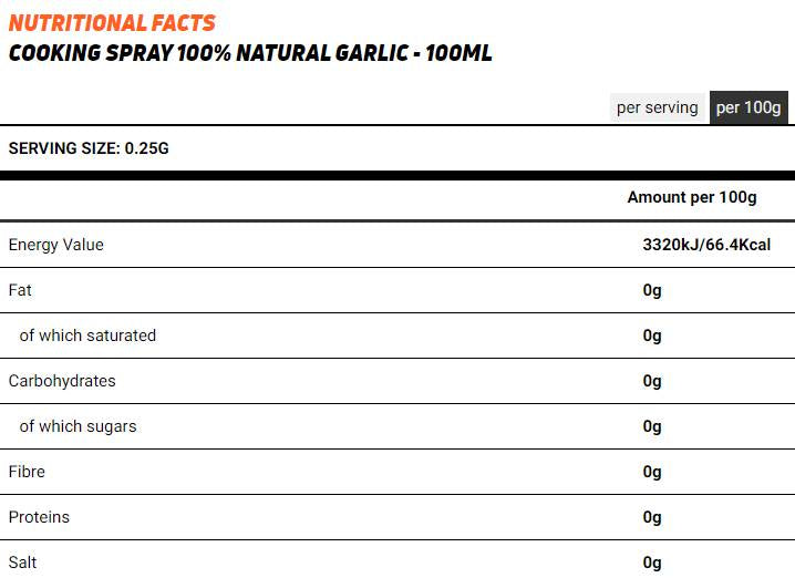 Spray de usturoi / gatit - 250 ml
