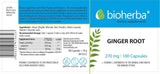 Rădăcină de ghimbir 270 mg - 100 capsule