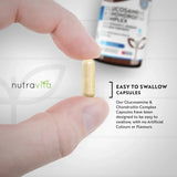 Glucozamină Condroitină /180 capsule, 90 zile/ cu turmeric, ghimbir și vitamina C Nutravita