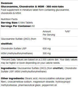 Glucozamină, condroitină și MSM | Mini tablete - 360 tablete
