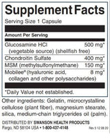Glucozamină, condroitină și MSM cu acid hialuronic și colagen - 90 capsule