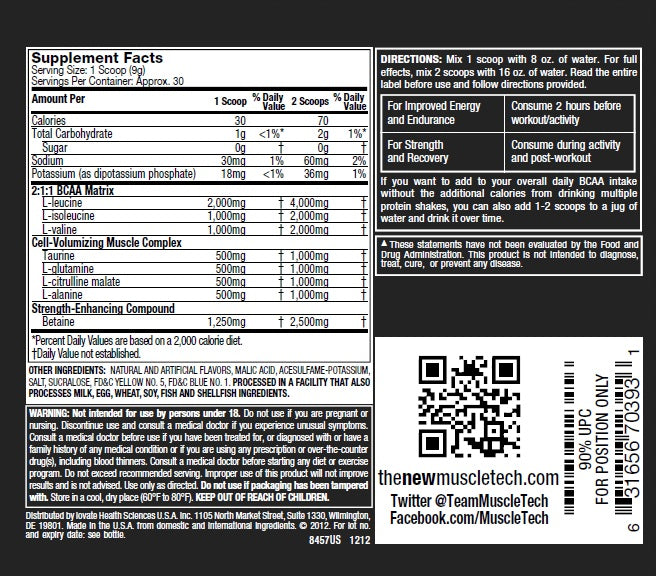 Glutamina 300 g.