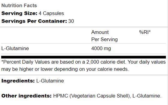 Glutamina 4K - 120 capsule