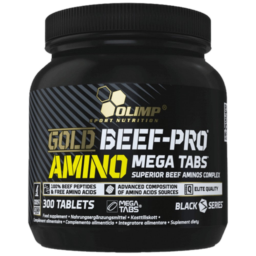 Gold Beef-Pro Amino Mega Tabs - 300 de tablete