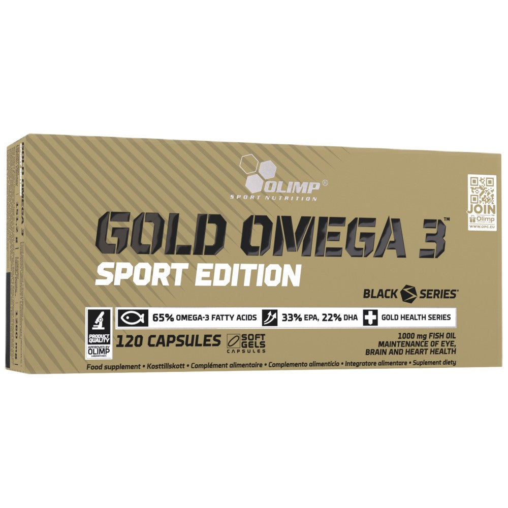 Omega 3 GOLD Sport Edition - 120 capsule de gel