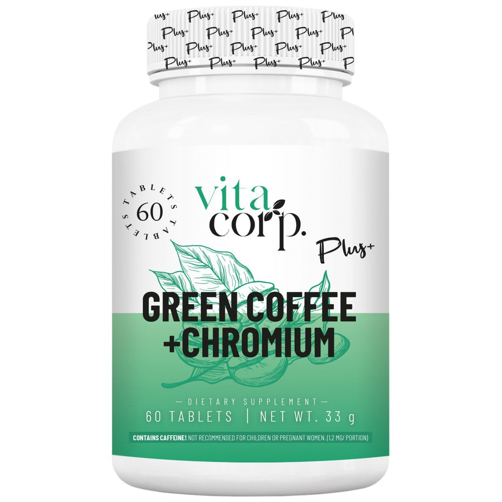 Cafea verde + crom - 60 tablete