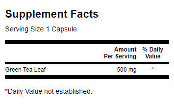 Ceai verde 500 mg - 30 capsule