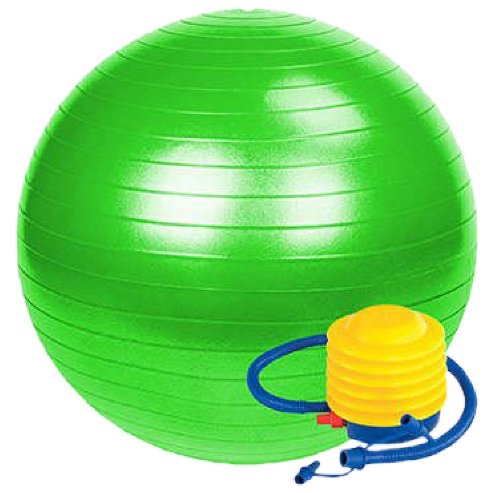 Minge elvețiană de gimnastică 65 cm / Minge elvețiană de gimnastică cu pompă 65 cm 65 cm