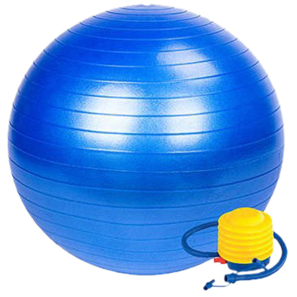 Minge elvețiană de gimnastică 75 cm / Minge elvețiană de gimnastică cu pompă 75 cm 75 cm