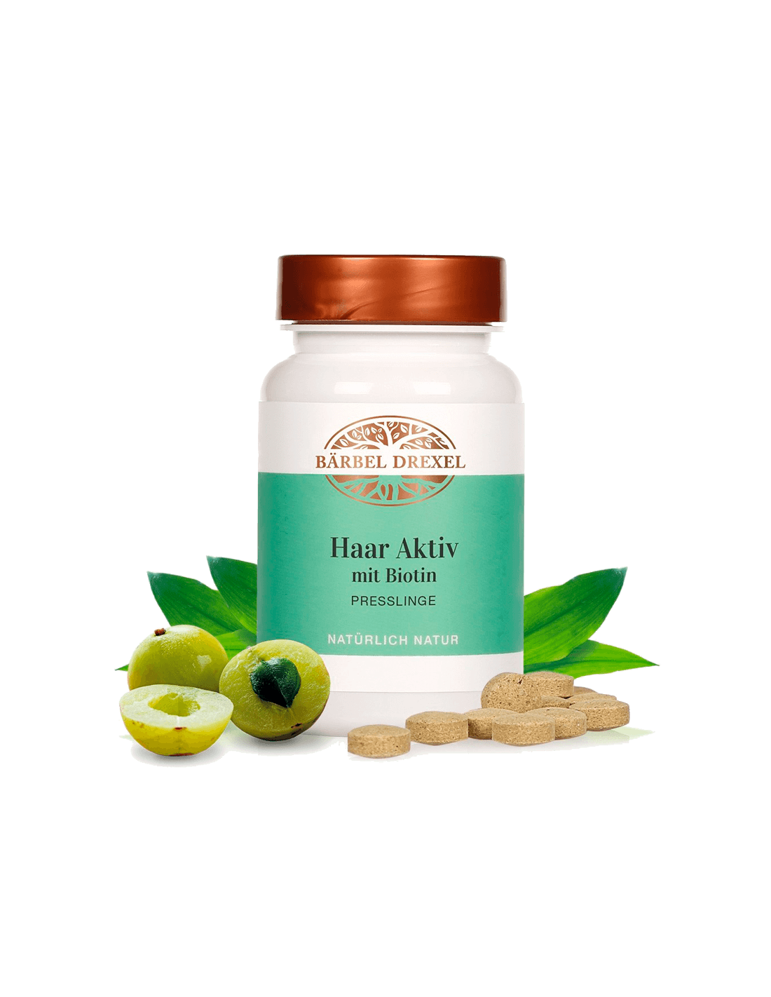 Haar Aktiv mit Biotin / Formula pentru păr sănătos cu biotină din quinoa, 125 tablete Bärbel Drexel