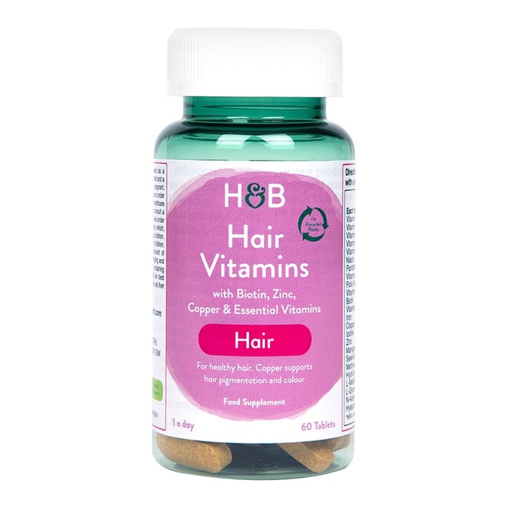 Vitamine pentru păr cu colagen (Hair Vitamins) 60 tablete HOLLAND &amp; BARRETT
