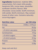 Ciocolata HealthyCo cu alune 100 grame - fara zahar adaugat si fara ulei de palmier