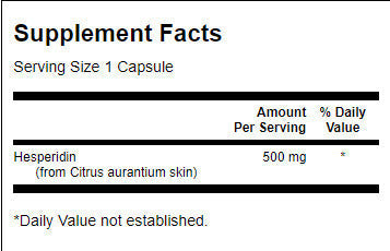 Hesperidin 500 mg - 60 capsule
