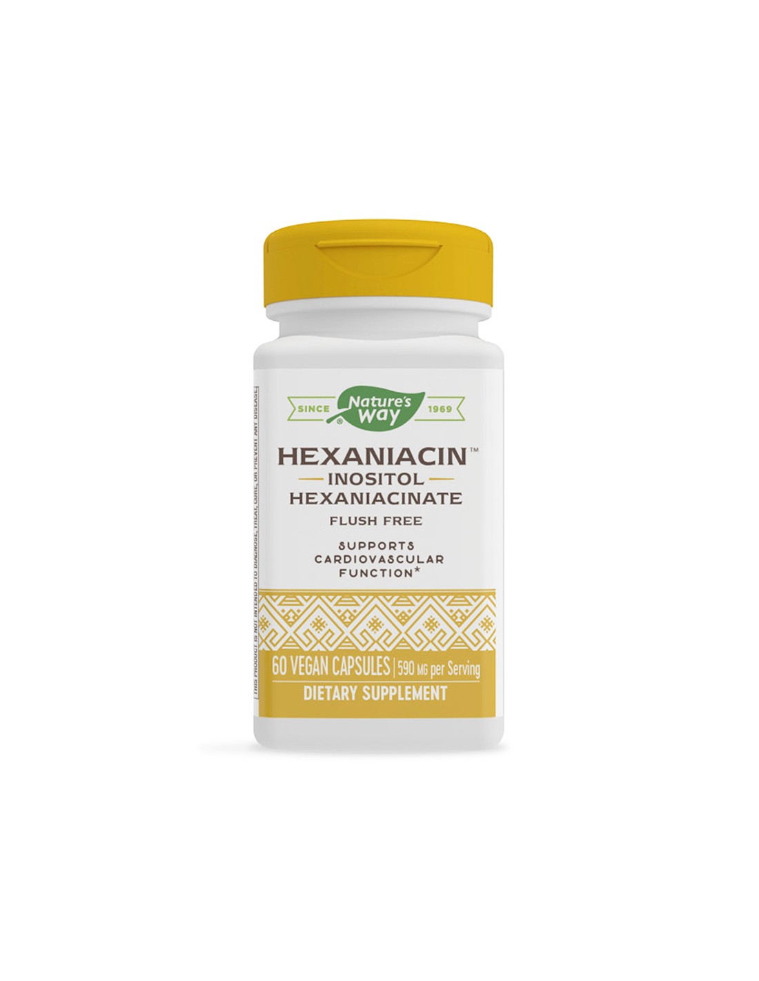 Hexaniacin™ Inositol Hexaniacinate Flush Free - Hexaniacin (inozitol hexanicotinat), 60 capsule Nature's Way