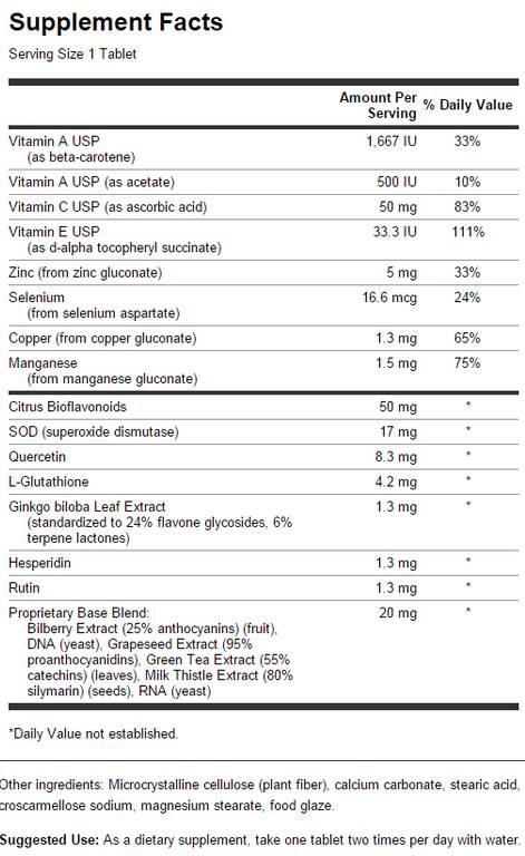 Antioxidant de mare putere 270 tablete