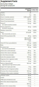 Gel moale de înaltă potență Multi - 120 capsule de gel