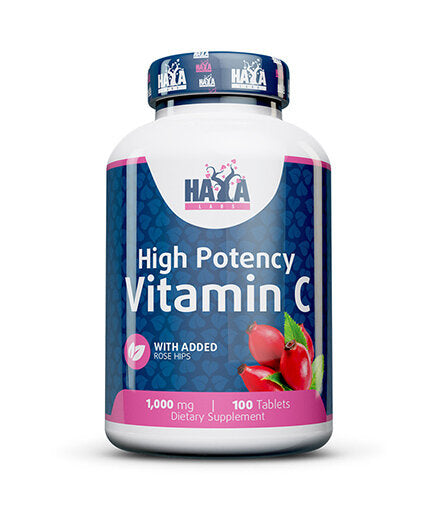 Vitamina C cu potenta ridicata 1.000 mg cu macese 100 comprimate.