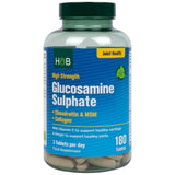 Sulfat de glucozamină de înaltă rezistență | Cu condroitină, MSM și colagen - 180 de tablete
