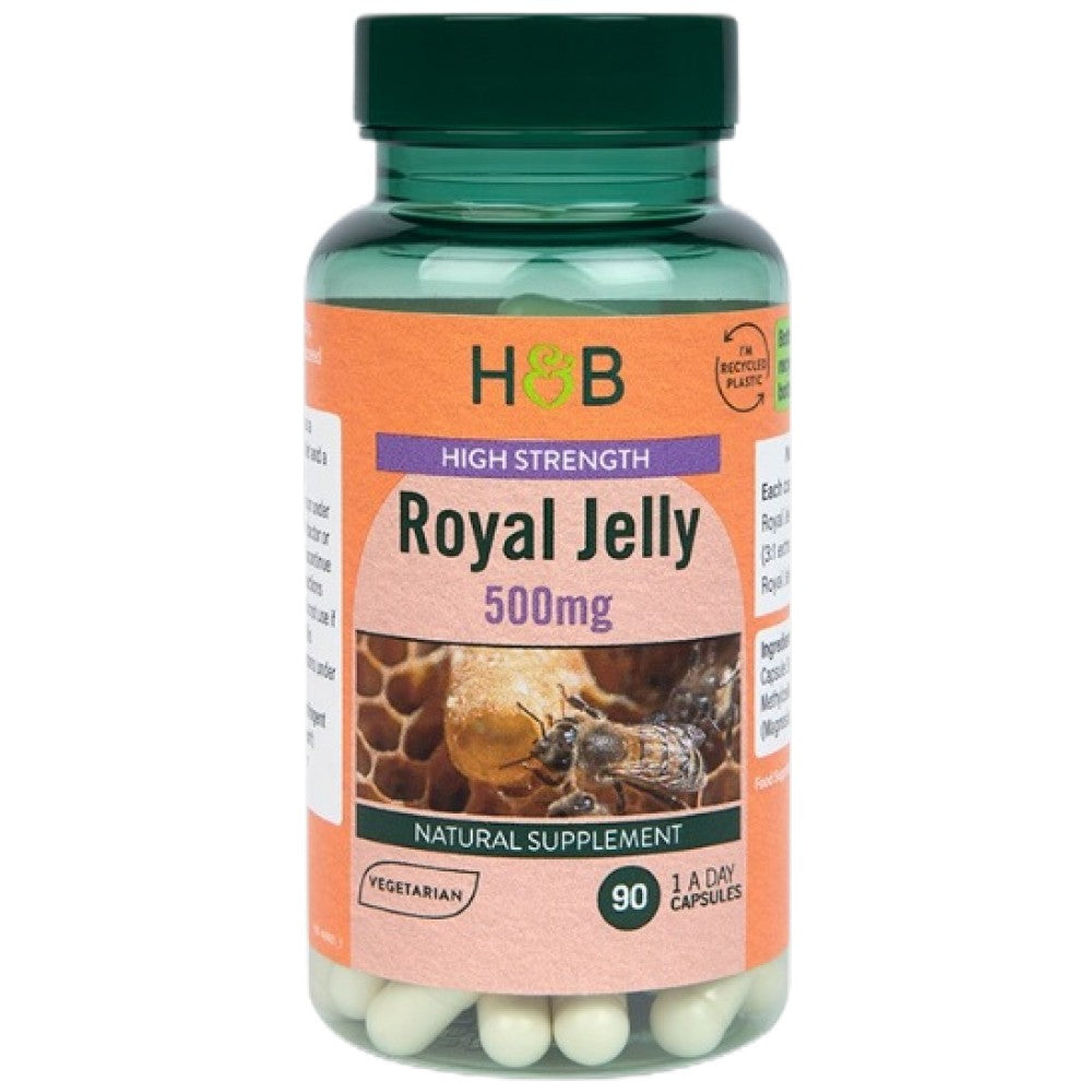 Lăptișor de matcă de înaltă rezistență 500 mg - 90 capsule