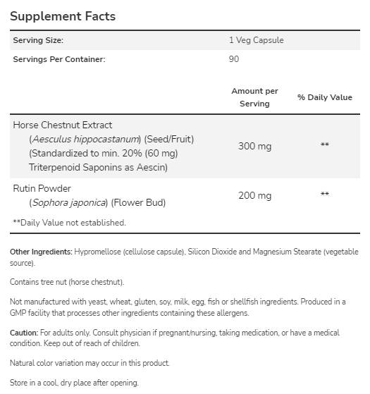Castan de cal 300 mg - 90 capsule