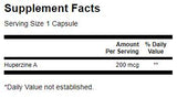 Huperzină A 200 mcg - 30 capsule