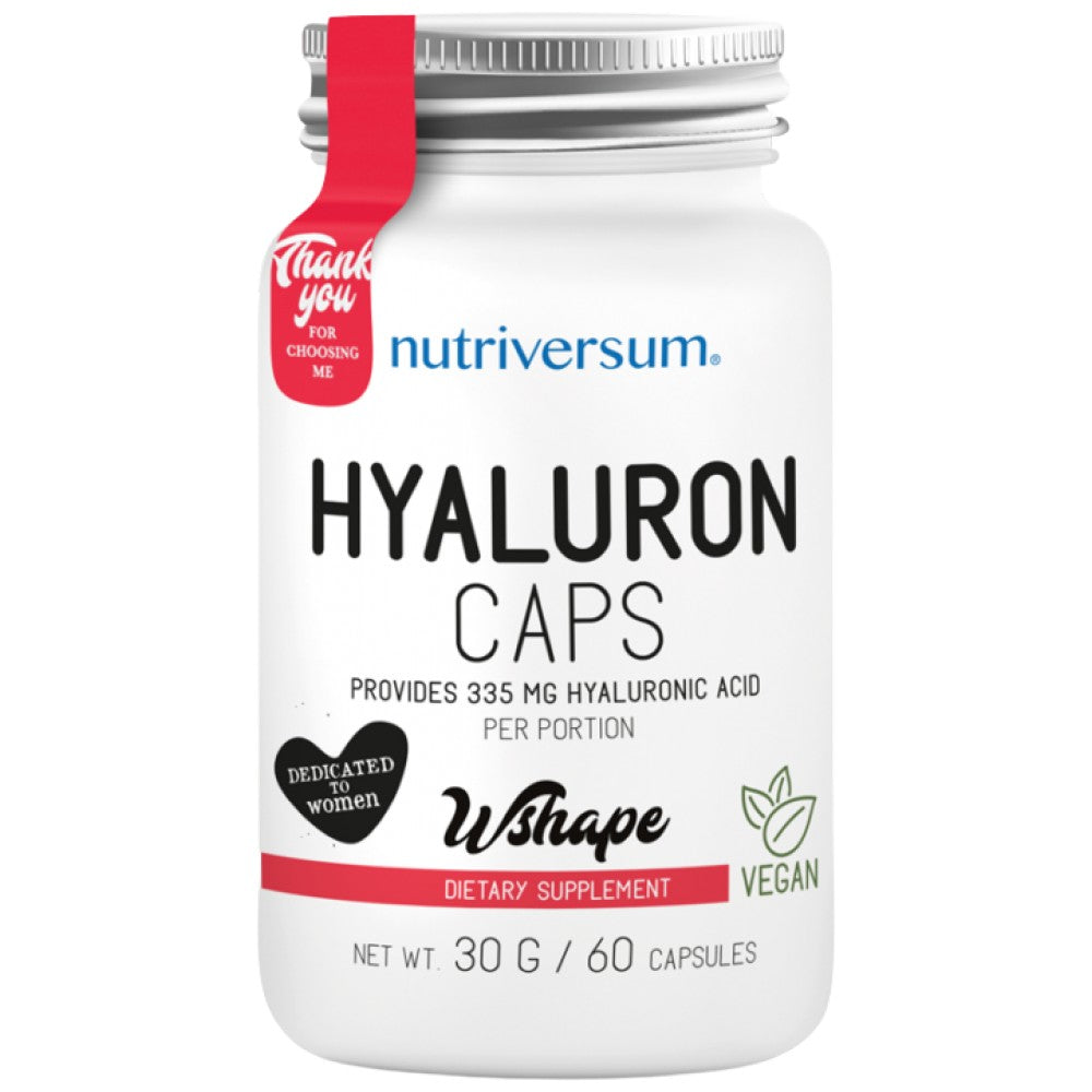 Capace de hialuron | Acid hialuronic 335 mg - 60 capsule
