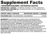 Capace de hialuron | Acid hialuronic 335 mg - 60 capsule
