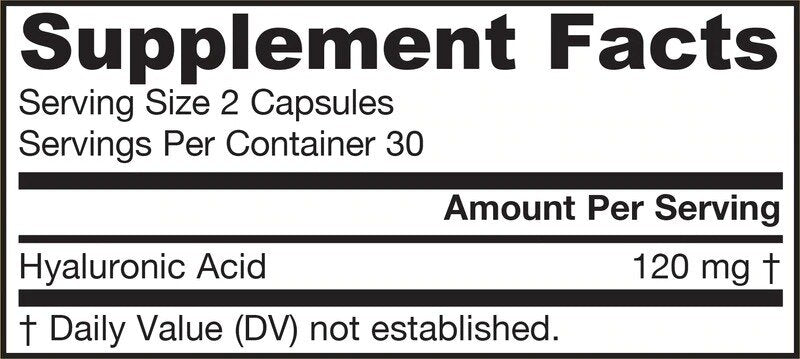 Acid hialuronic 120 mg - Acid hialuronic 60 capsule